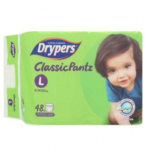 Drypers经典的大号9-14公斤一次性纸尿裤
