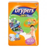 Drypers干爽型的特大号12-17公斤一次性纸尿裤