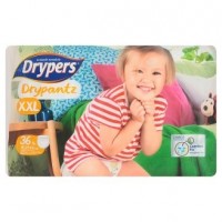 Drypers干爽型的超大号15-25公斤一次性纸尿裤 	36片