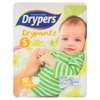 Drypers干爽型的小号4-8公斤一次性纸尿裤