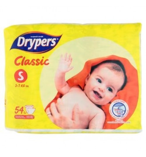 Drypers经典的小号3-7公斤一次性纸尿布 26片