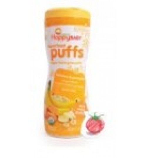 HAPPY BABY-有机香蕉及金瓜泡芙 (2.1盎司,60克)