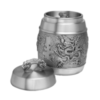 茶叶罐 	（双龙）