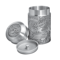 茶叶罐 	（祈神賜福给世世代代）	