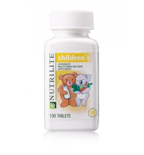 口嚼片： 综合维他命和铁质营养辅助品 