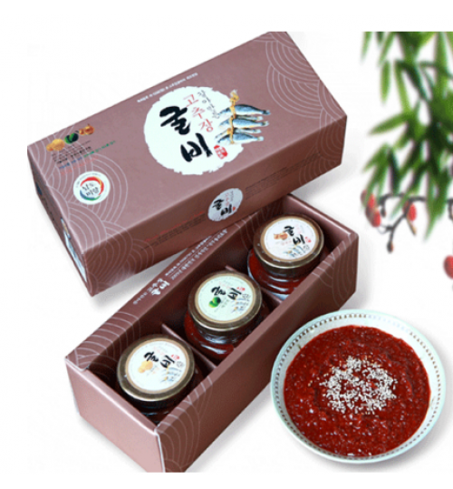 干黄花鱼辣椒酱(400gx3) (梨, 梅果, 洋葱)